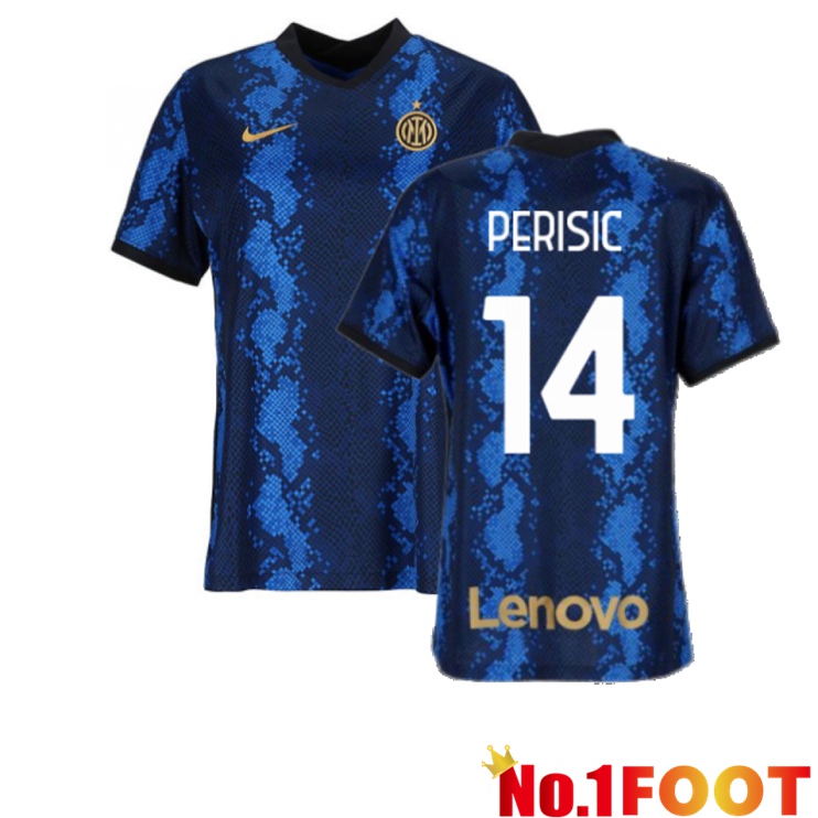 Inter Milan（PERISIC 14）Womens Home Jersey Blue 2021/2022