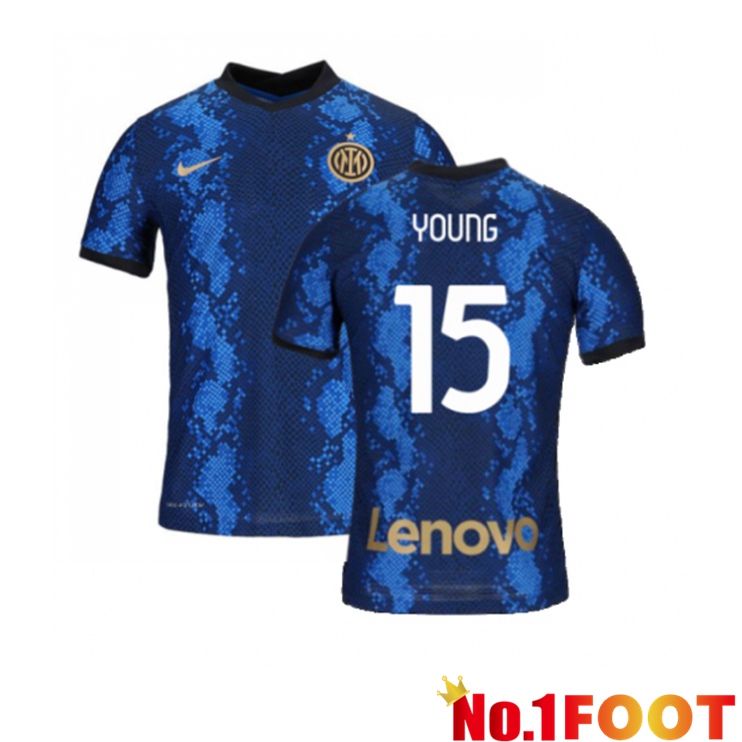 Inter Milan（YOUNG 15）Womens Home Jersey Blue 2021/2022