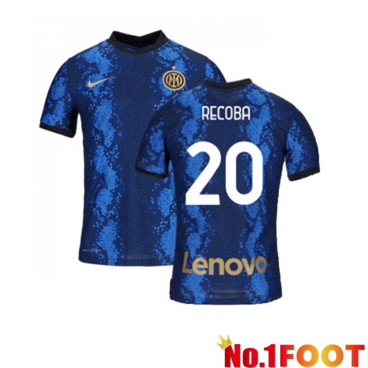 Inter Milan（RECOBA 20）Womens Home Jersey Blue 2021/2022