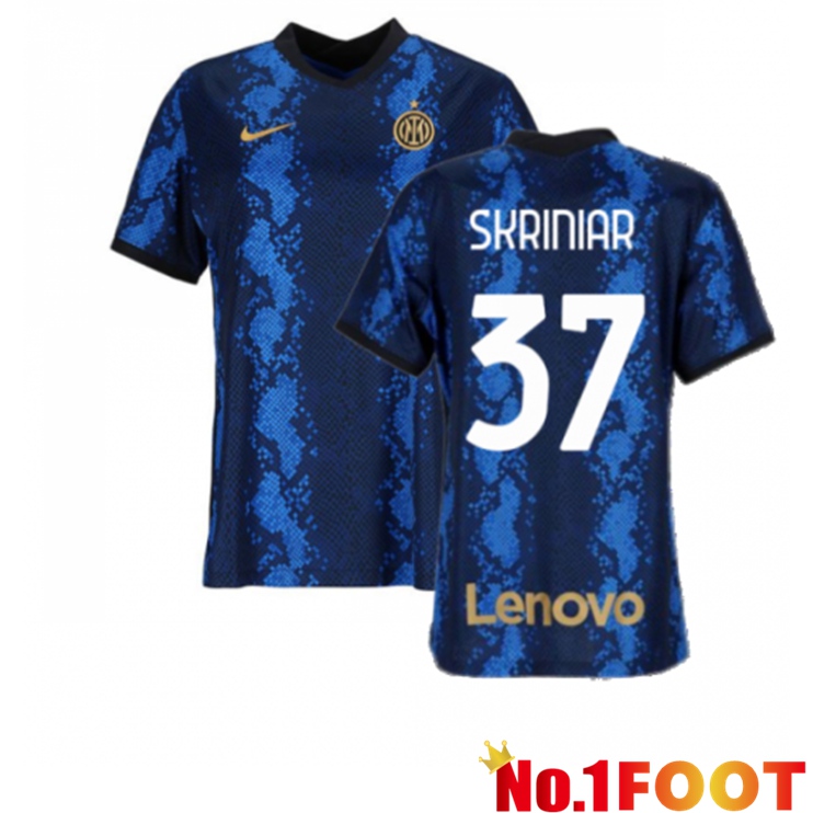 Inter Milan（SKRINIAR 37）Womens Home Jersey Blue 2021/2022