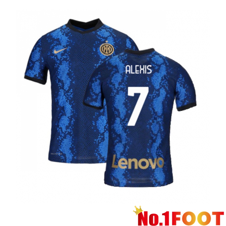 Inter Milan（ALEXIS 7）Womens Home Jersey Blue 2021/2022