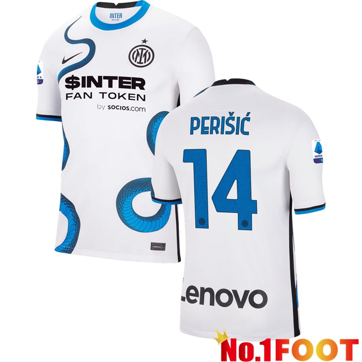 Inter Milan（PERISIC 14）Away Jersey White 2021/2022