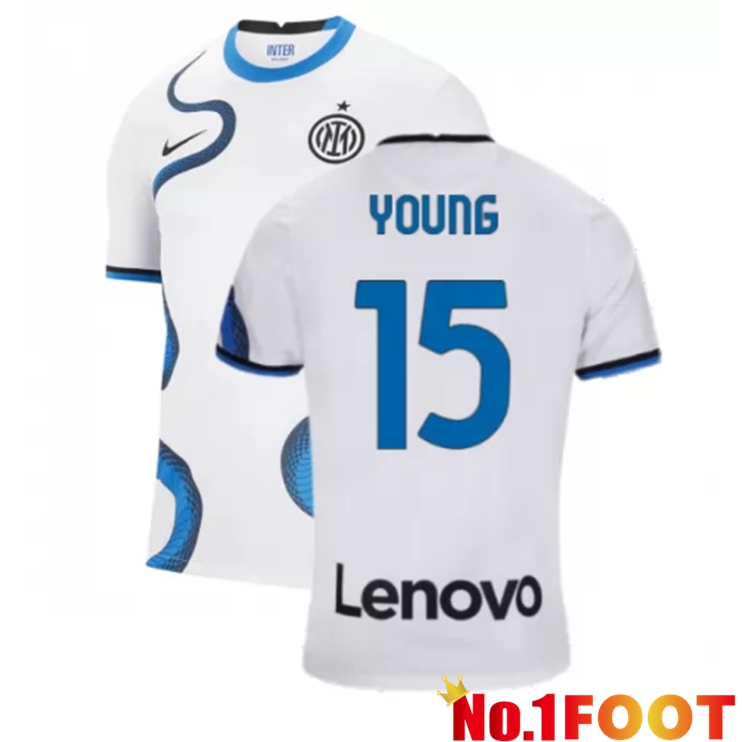 Inter Milan（YOUNG 15）Away Jersey White 2021/2022