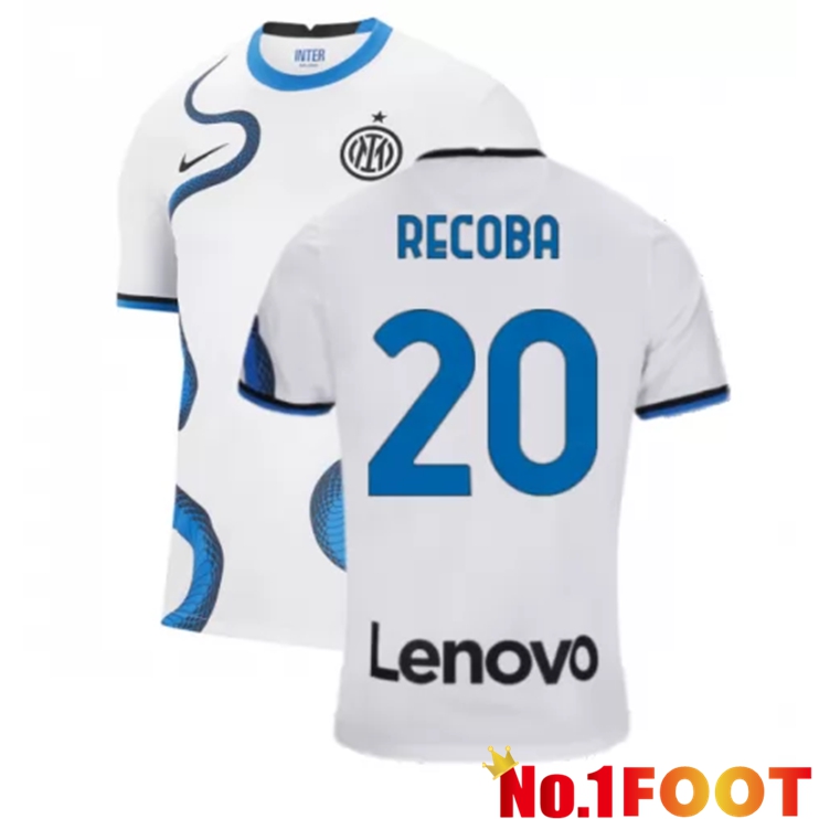 Inter Milan（RECOBA 20）Away Jersey White 2021/2022