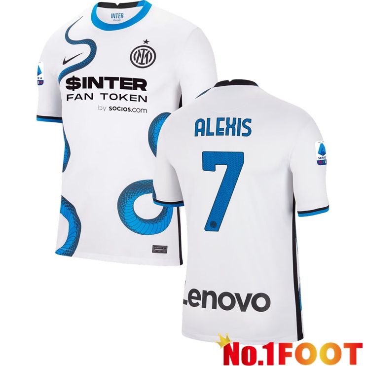 Inter Milan（ALEXIS 7）Away Jersey White 2021/2022