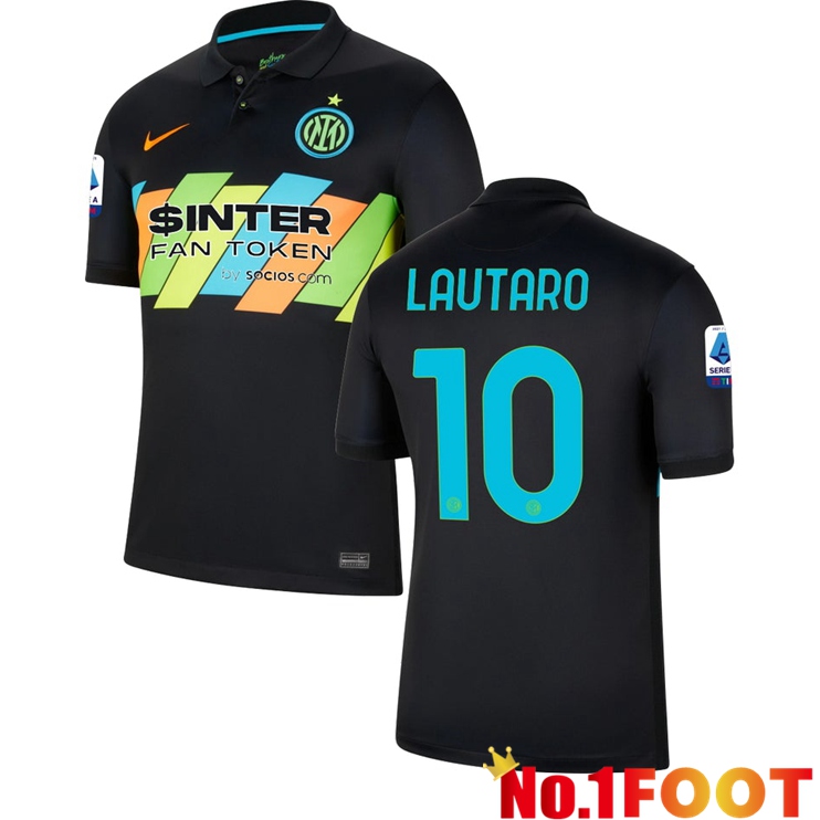 Inter Milan（LAUTARO 10）Third Jersey Black 2021/2022