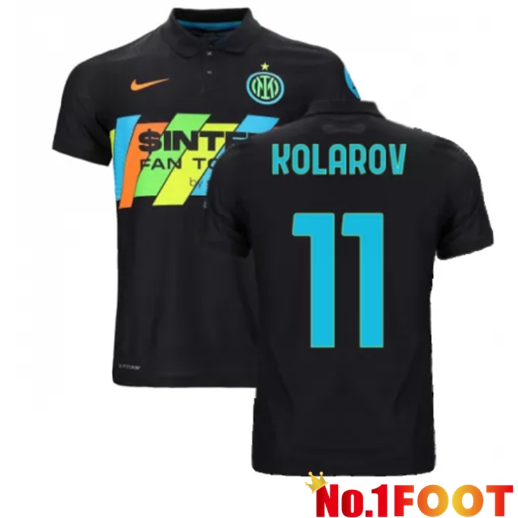 Inter Milan（KOLAROV 11）Third Jersey Black 2021/2022