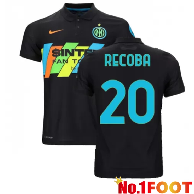 Inter Milan（RECOBA 20）Third Jersey Black 2021/2022