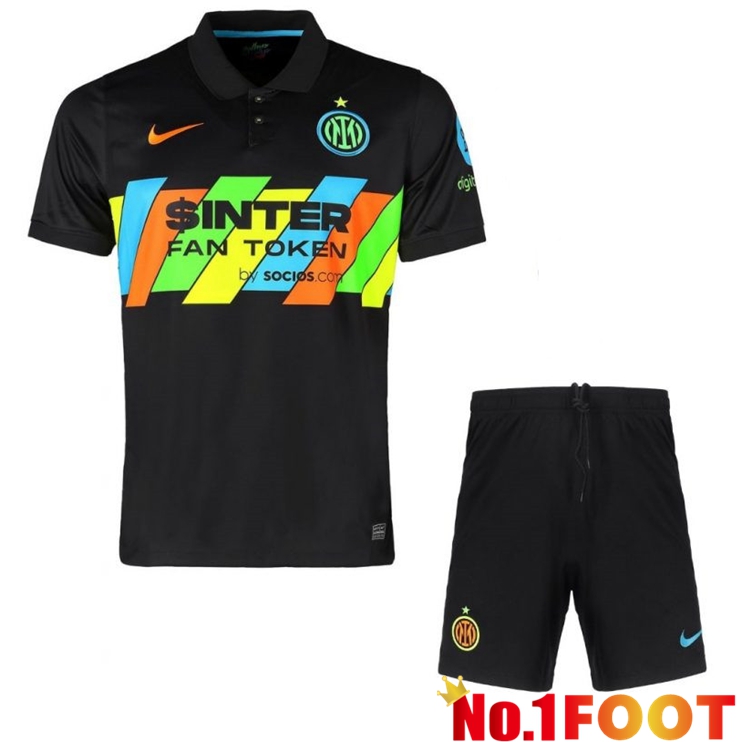 Inter Milan Kids Third Jersey Black 2021/2022