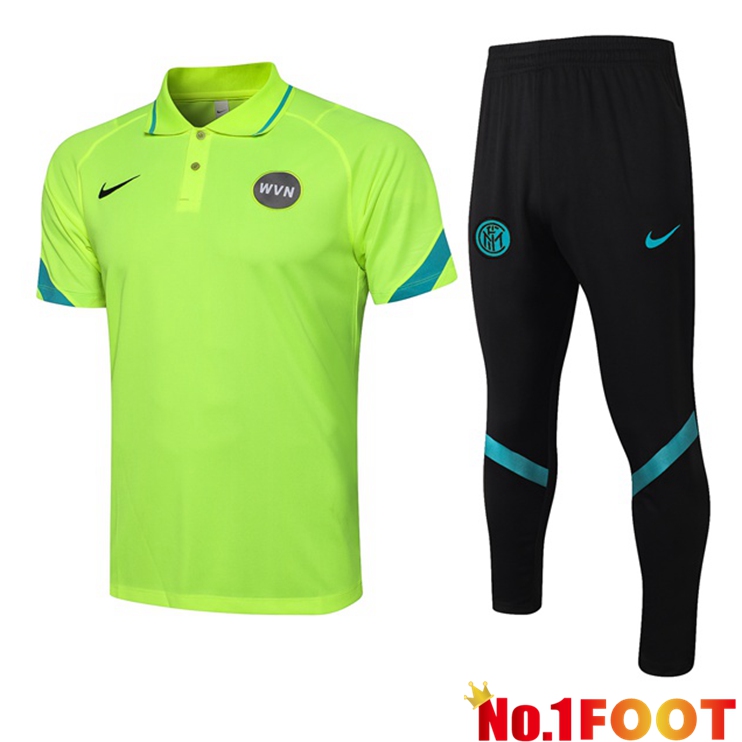 Inter Milan Polo Shirt + Pants Green 2021/2022