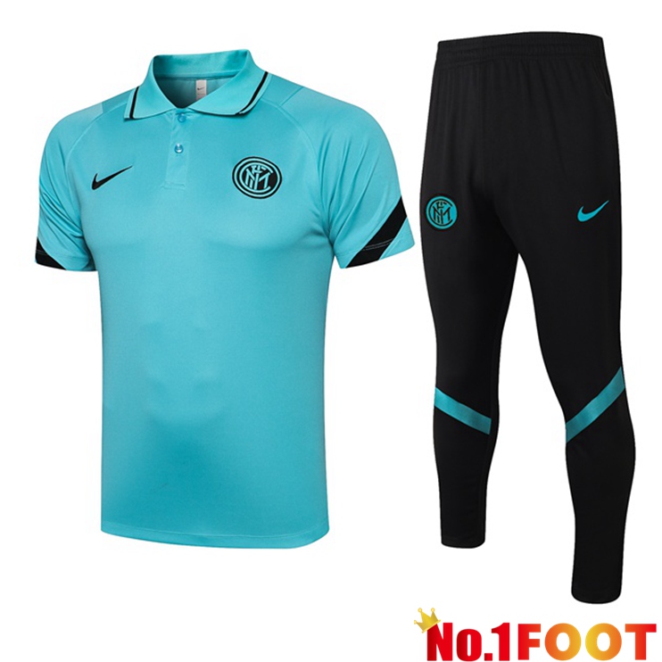 Inter Milan Polo Shirt + Pants Blue 2021/2022