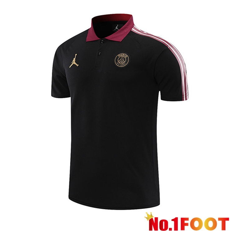 Jordan PSG Polo Shirt Black 2021/2022