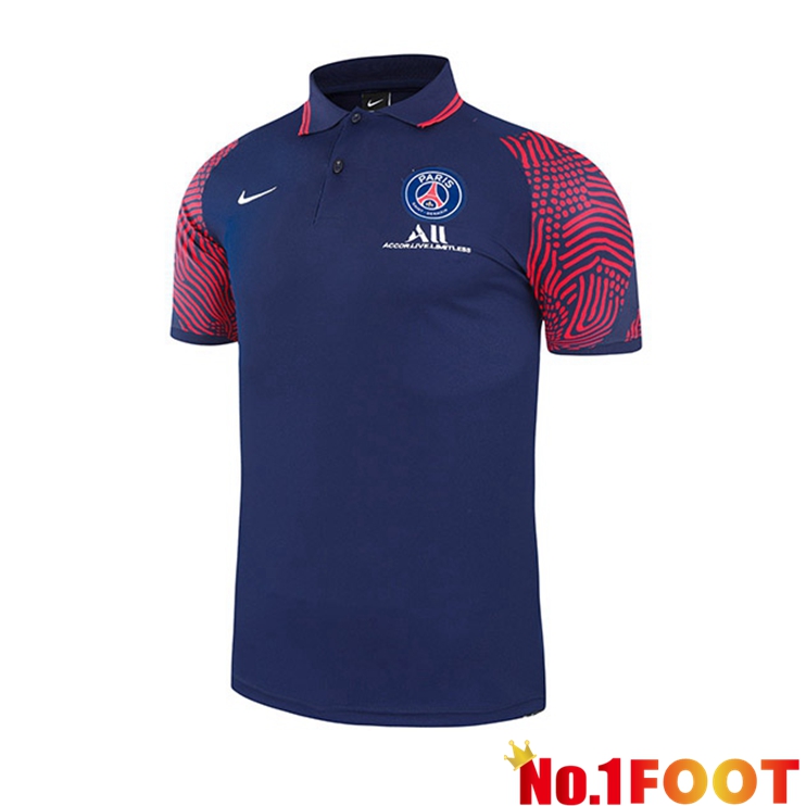 Paris PSG Polo Shirt Blue Royal 2021/2022