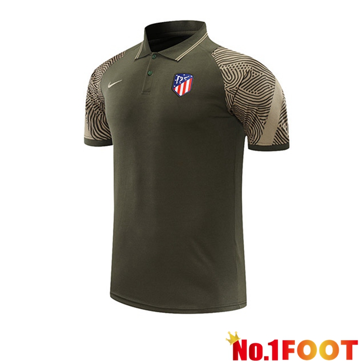 Atletico Madrid Polo Shirt Dark Green 2021/2022