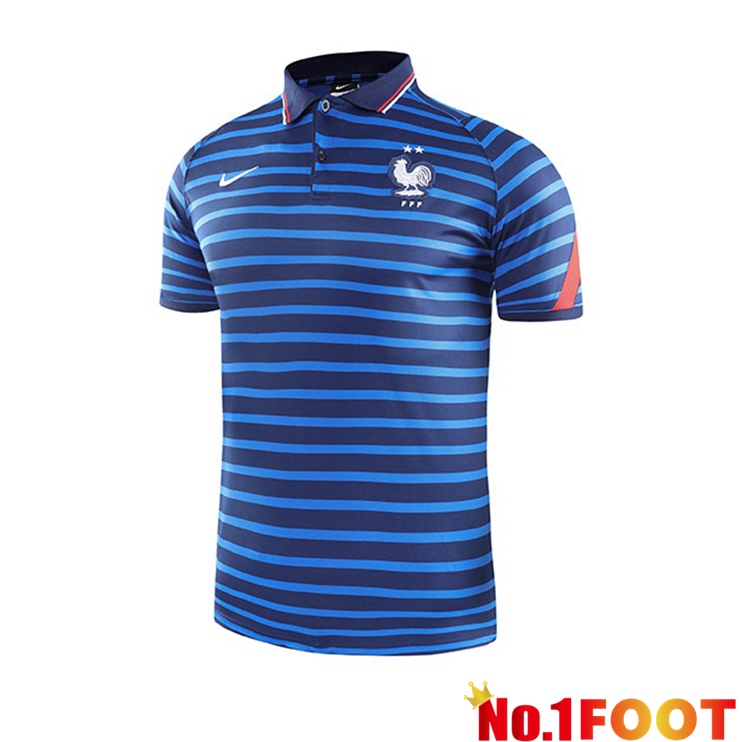 France Polo Shirt Blue 2021/2022