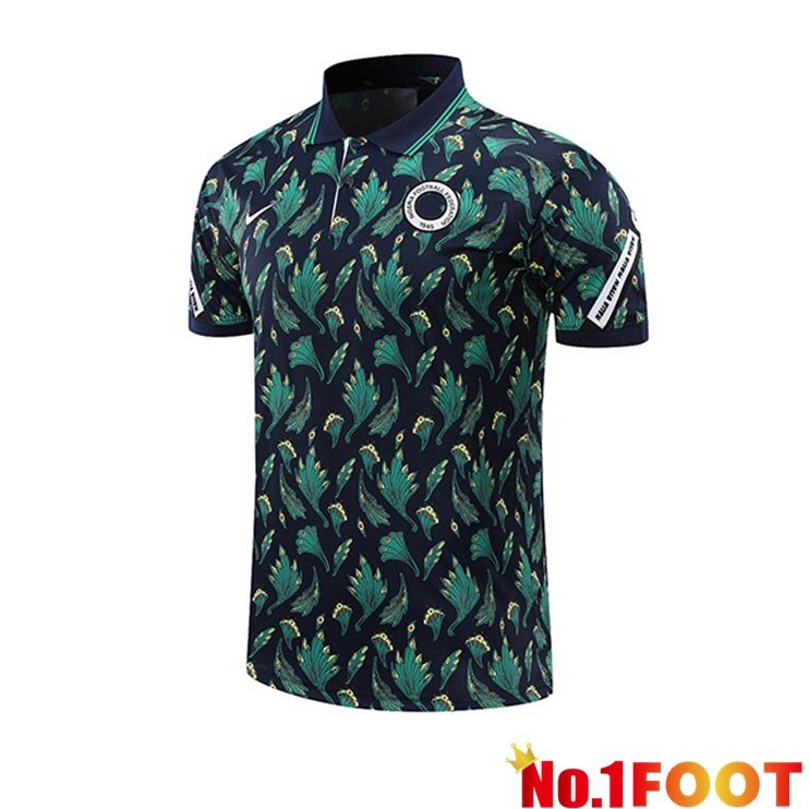 Nigeria Polo Shirt Black Green 2021/2022