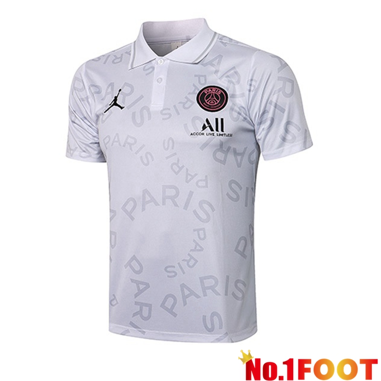 Paris PSG Polo Shirt White 2021/2022