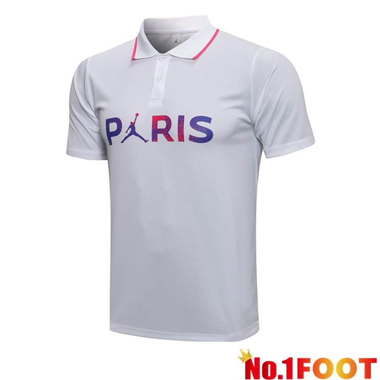 Paris PSG Polo Shirt White 2021/2022