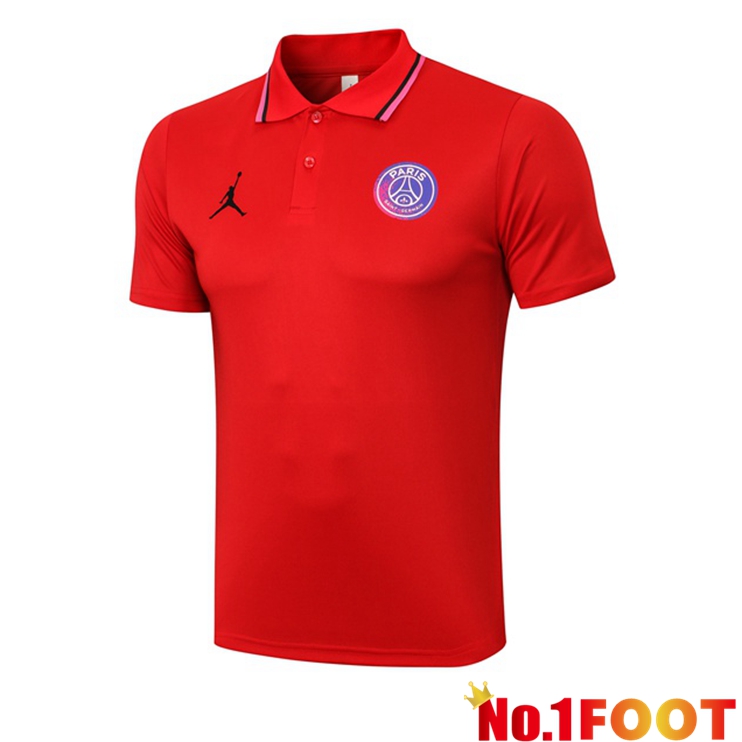 Paris PSG Polo Shirt Red 2021/2022