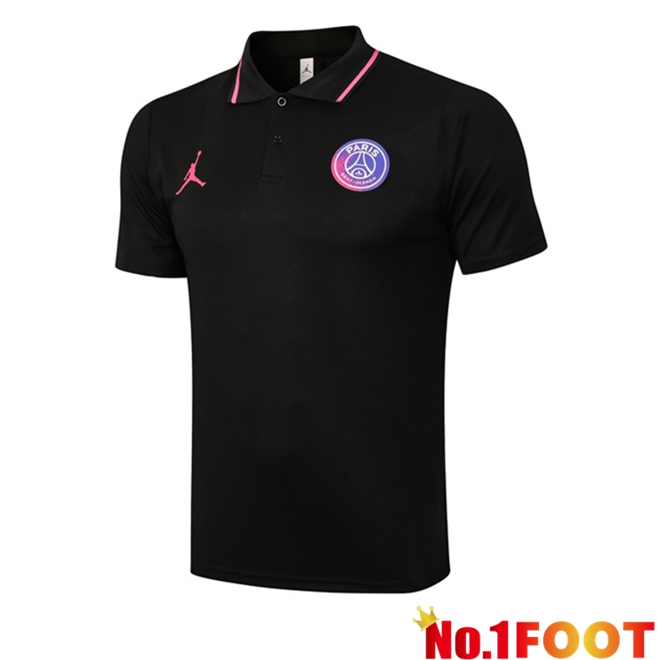 Paris PSG Polo Shirt Black 2021/2022