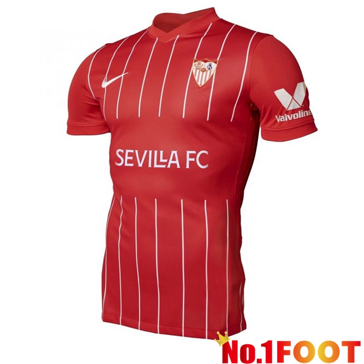 Sevilla FC Away Jersey Red 2021/2022