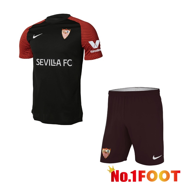 Sevilla FC Kids Third Jersey Black 2021/2022