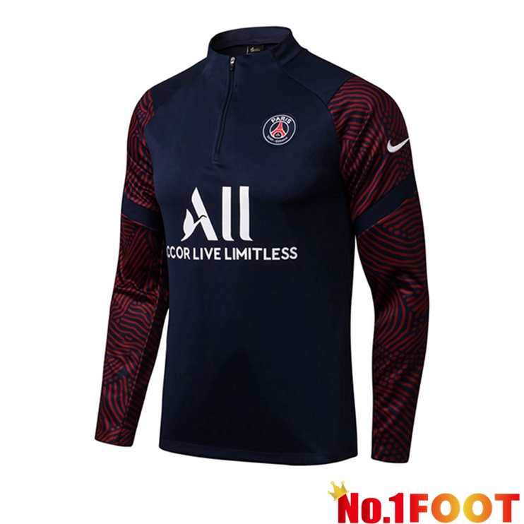 Paris PSG Training Sweatshirt Blue Royal 2021/2022