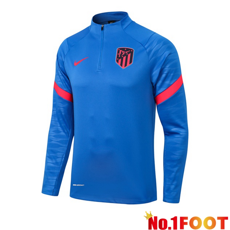 Atletico Madrid Training Sweatshirt Blue 2021/2022