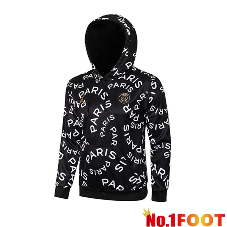 Paris PSG Jordan Training Sweatshirt Black White 2021/2022