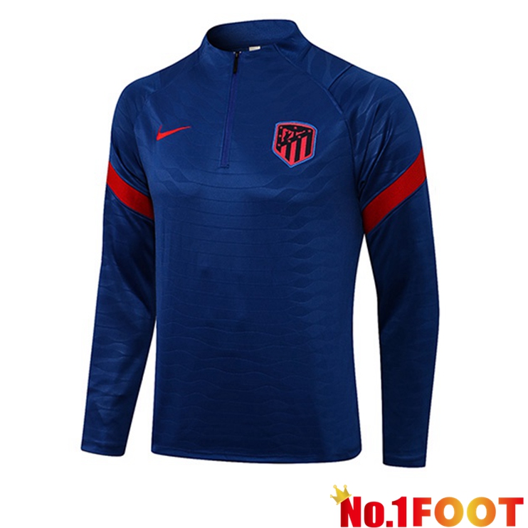 Atletico Madrid Training Sweatshirt Blue 2021/2022