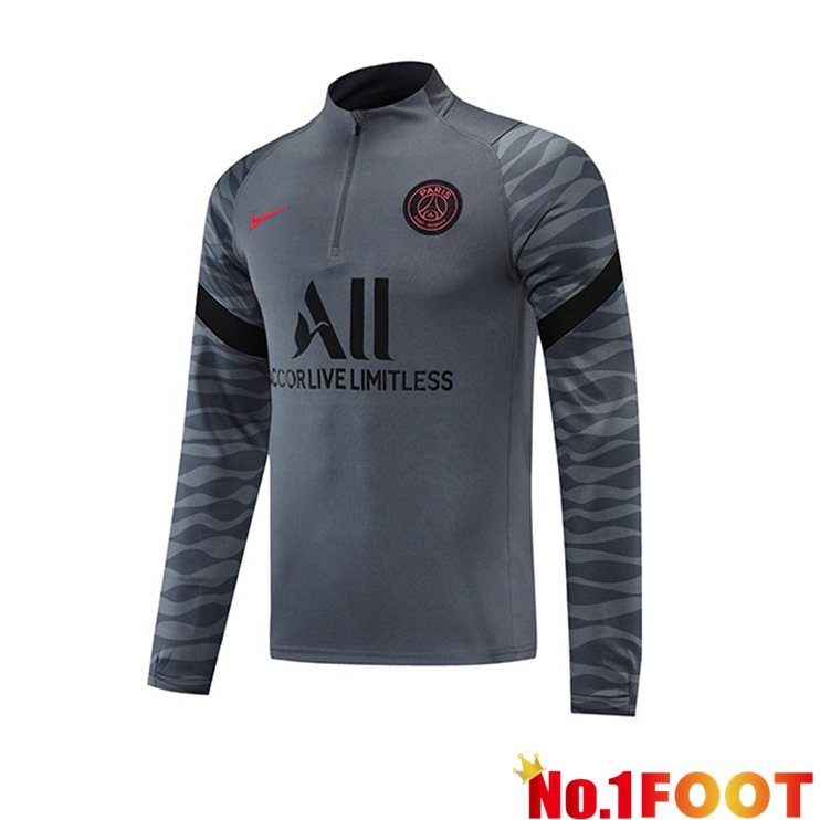 Paris PSG Training Sweatshirt Grey 2021/2022