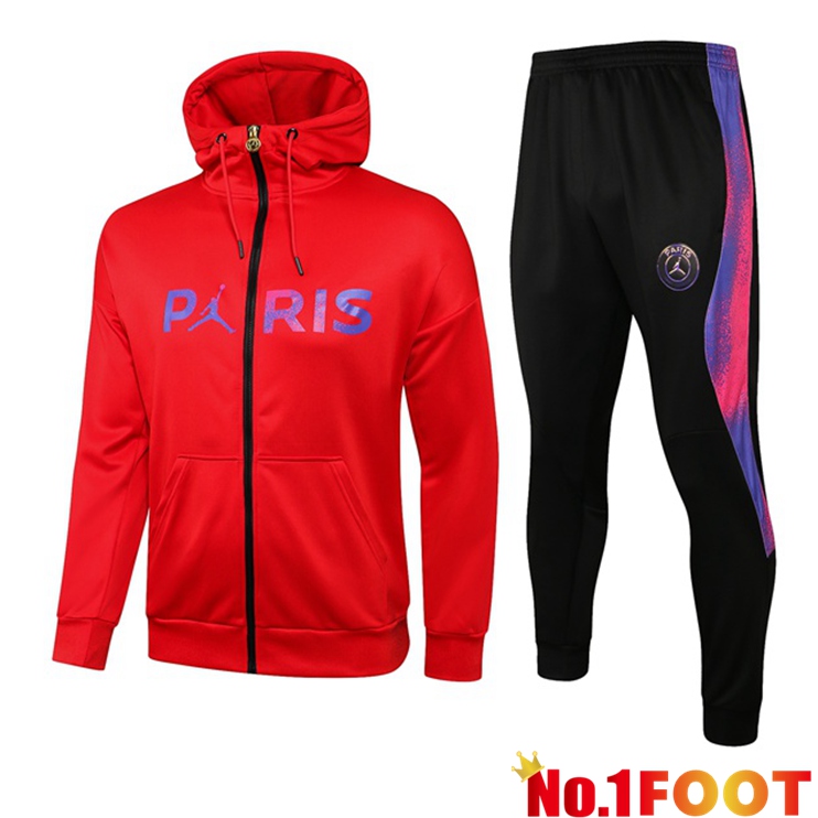 Jordan PSG Training Tracksuit Red 2021/2022