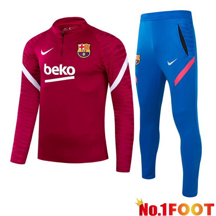 FC Barcelona Training Tracksuit Red 2021/2022