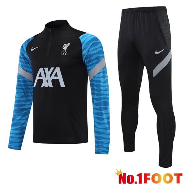 FC Liverpool Training Tracksuit Black Blue 2021/2022