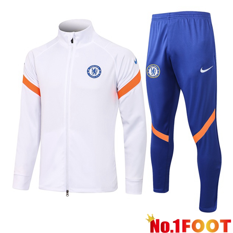 FC Chelsea Training Tracksuit White 2021/2022