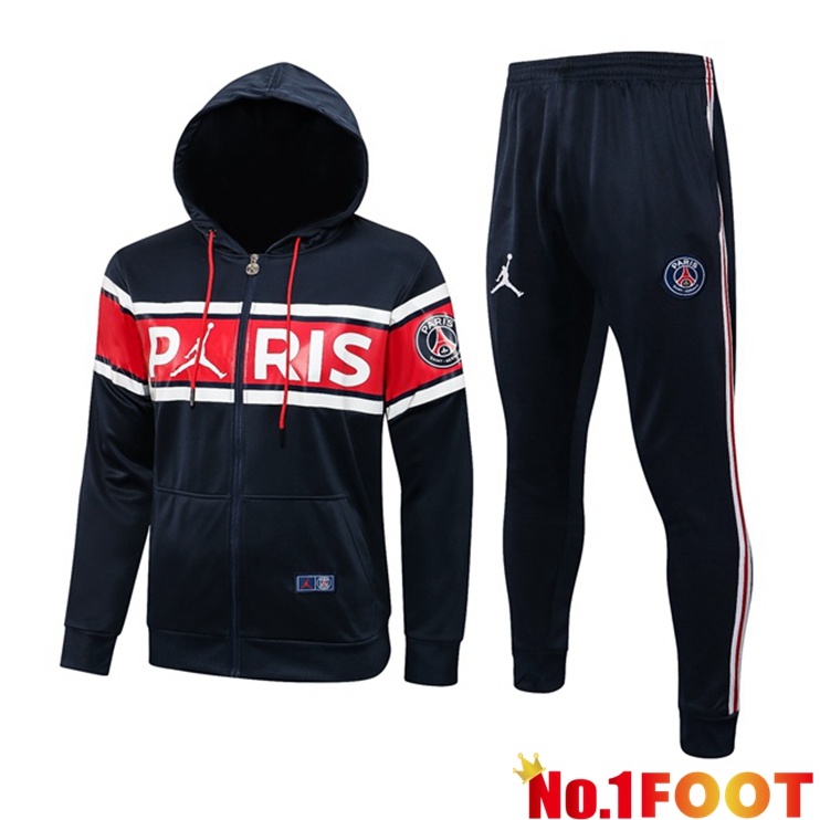 Jordan PSG Training Tracksuit Blue Royal Red 2021/2022