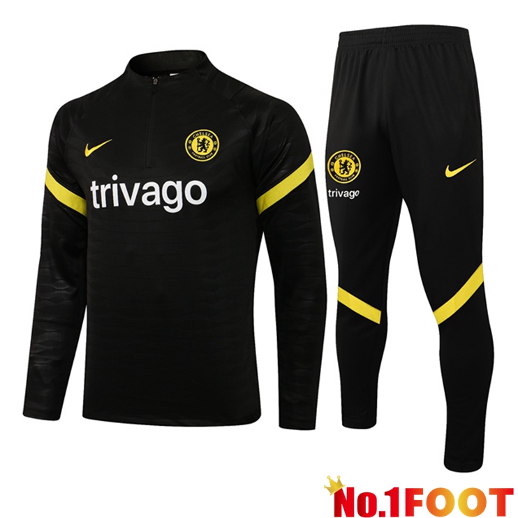 FC Chelsea Training Tracksuit Black 2021/2022