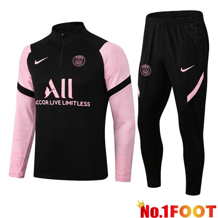 Paris PSG Training Tracksuit Black Rose 2021/2022