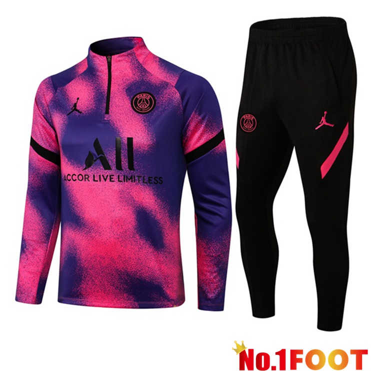 Jordan PSG Training Tracksuit Purple 2021/2022