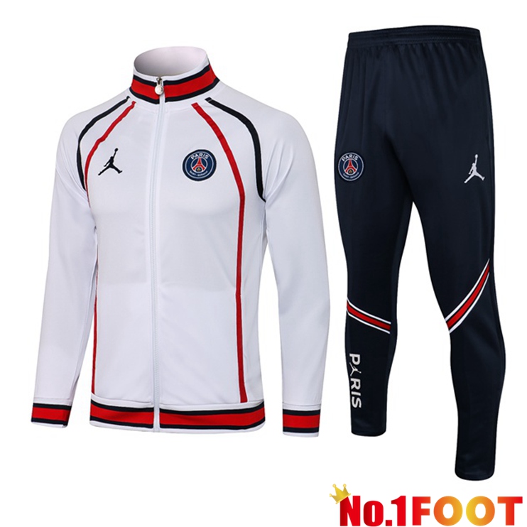 Jordan PSG Training Tracksuit White 2021/2022