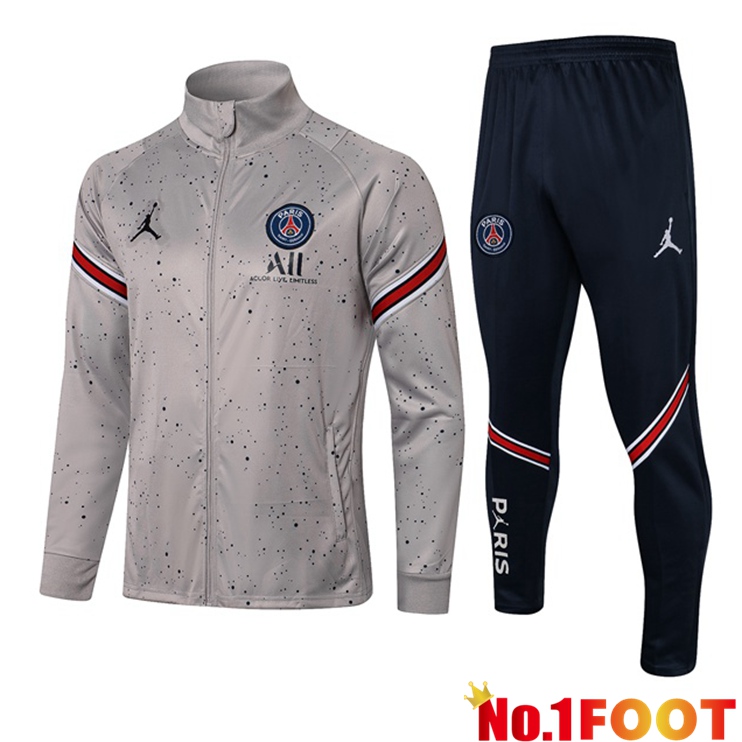 Jordan PSG Training Tracksuit Grey 2021/2022