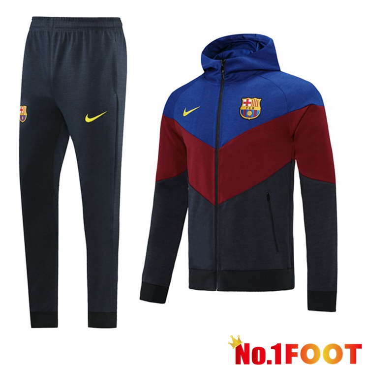 FC Barcelona Training Tracksuit Blue Red Black 2021/2022