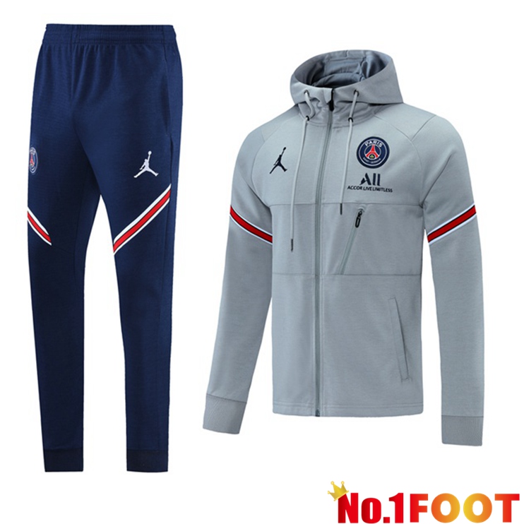 Jordan PSG Training Tracksuit Grey 2021/2022