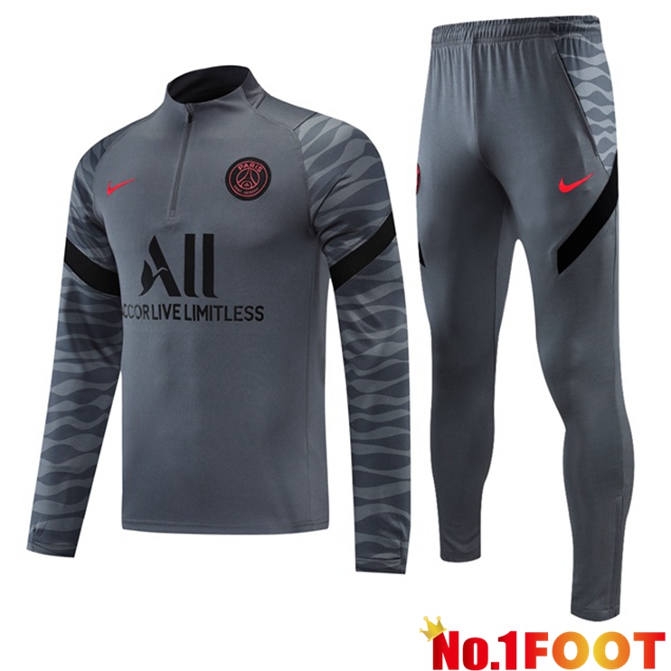 Paris PSG Training Tracksuit Grey 2021/2022