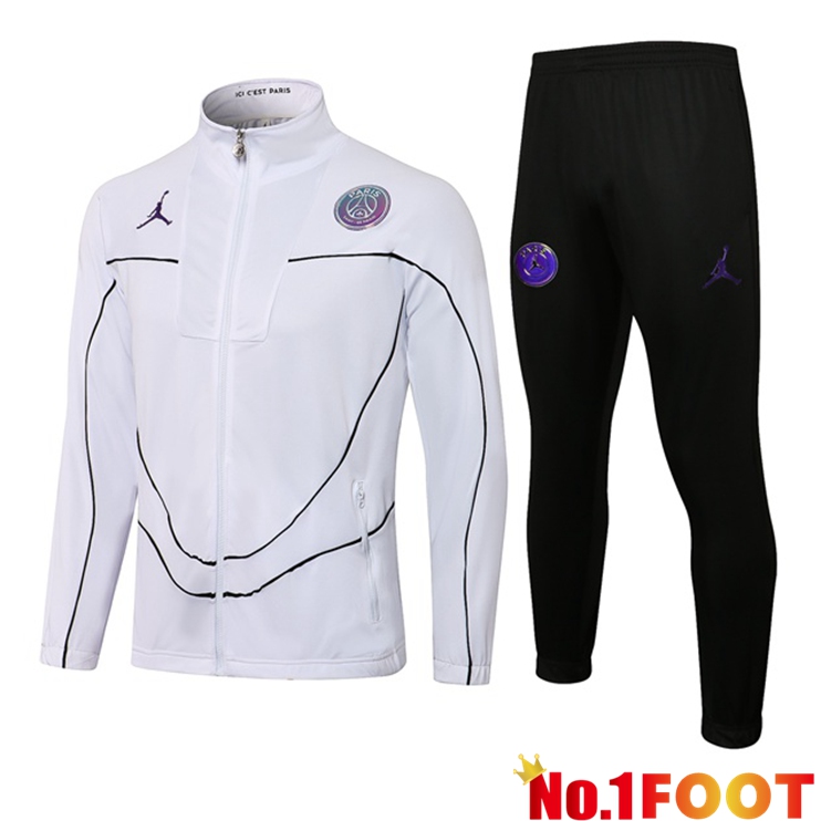 Jordan PSG Training Tracksuit White 2021/2022