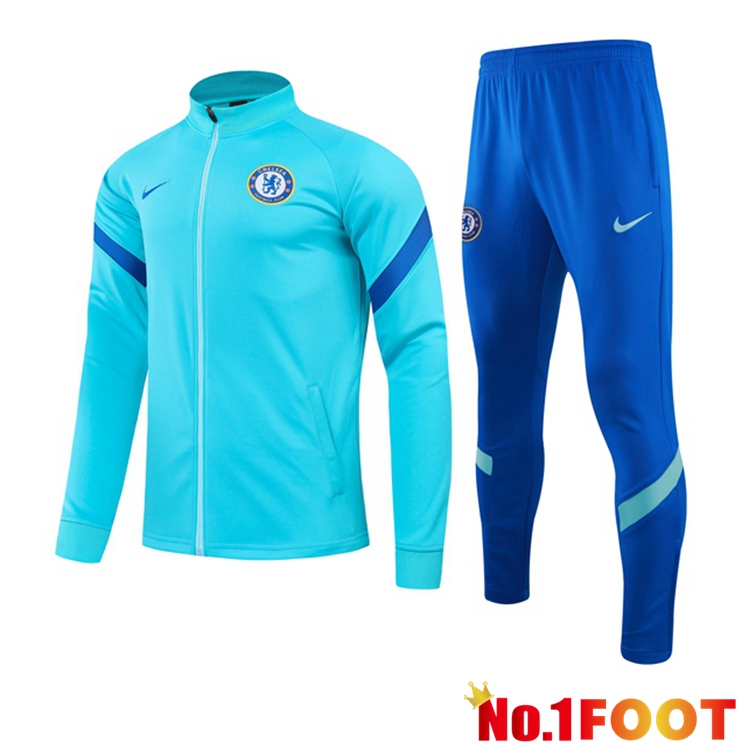 FC Chelsea Training Tracksuit Light Blue 2021/2022