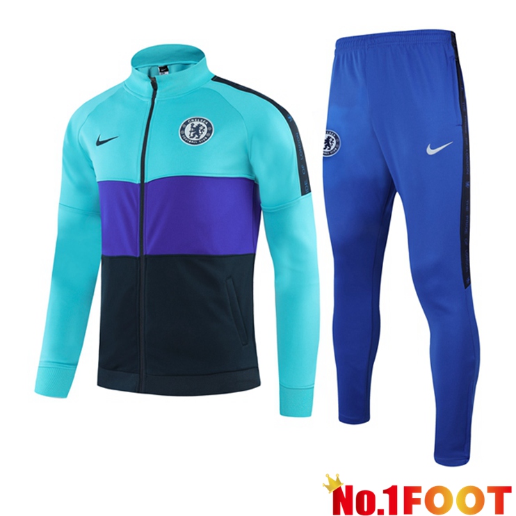 FC Chelsea Training Tracksuit Blue Black 2021/2022