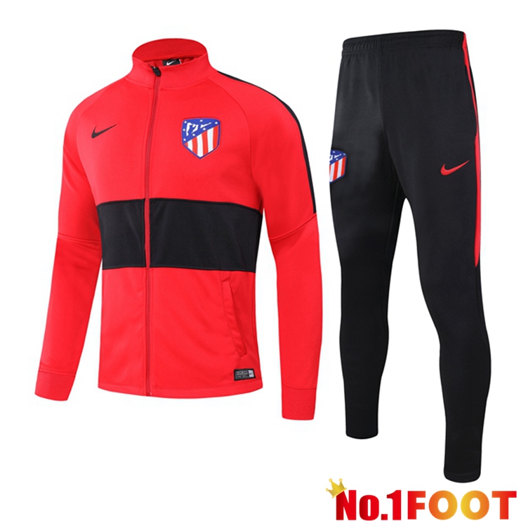 Atletico Madrid Training Tracksuit Red Black 2021/2022