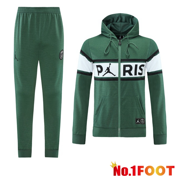 Jordan PSG Training Tracksuit Green 2021/2022