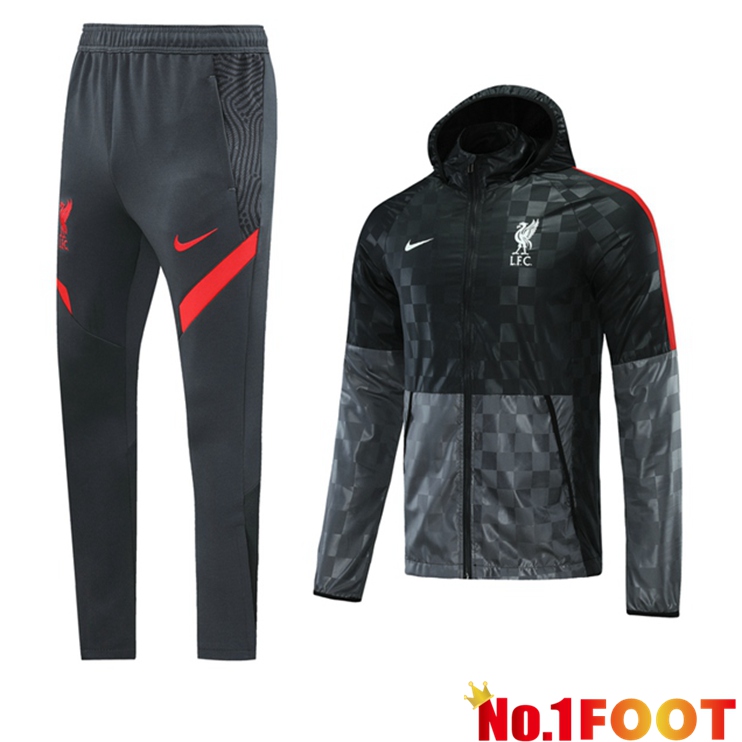 FC Liverpool Training Tracksuit Windbreaker Black 2021/2022